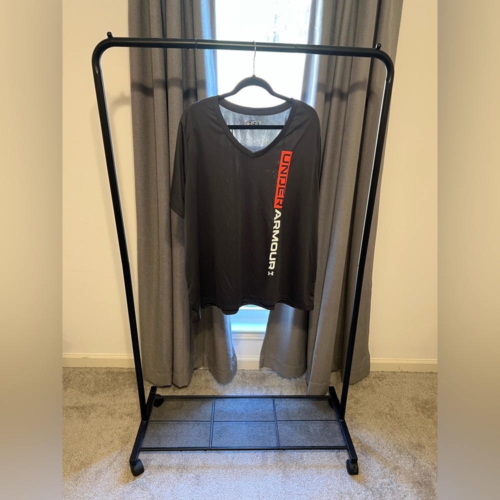 Under Armour Charcoal V-Neck Tee